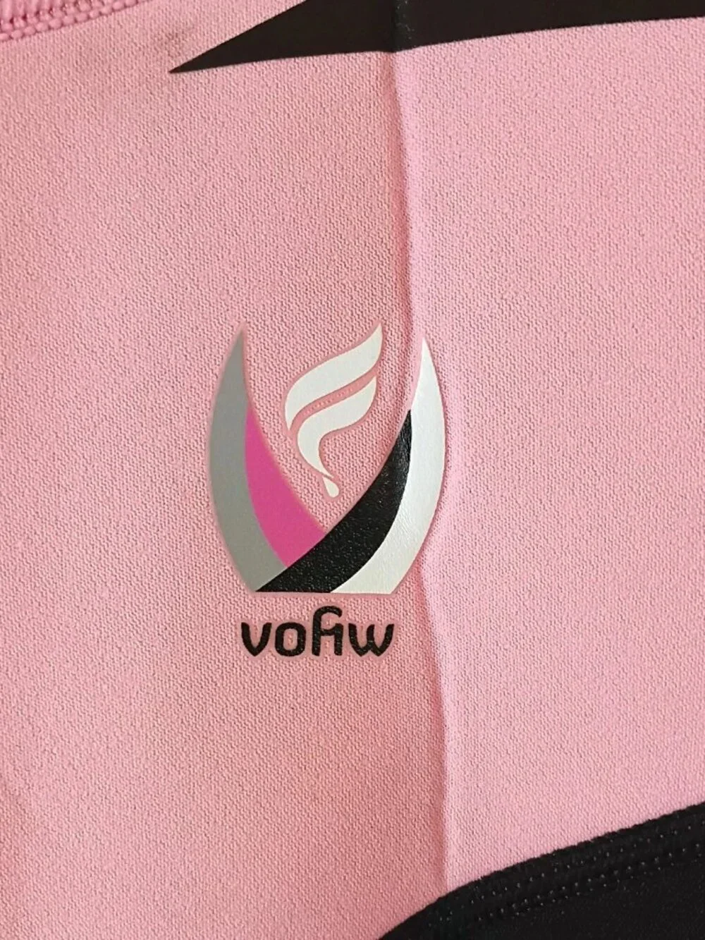 VOFIW Kids Wetsuit Size 14 Black Pink Full Body Long Sleeve Front Zip Swim